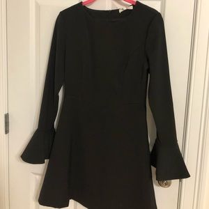 NWT Black dress with bell sleeve
